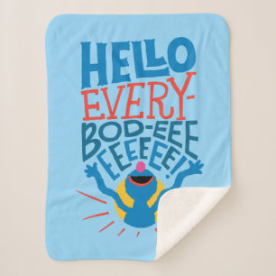 Couverture Sherpa Grover Hello