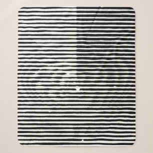 Couverture Sherpa grunge art abstrait brut aléatoire lignes horizont