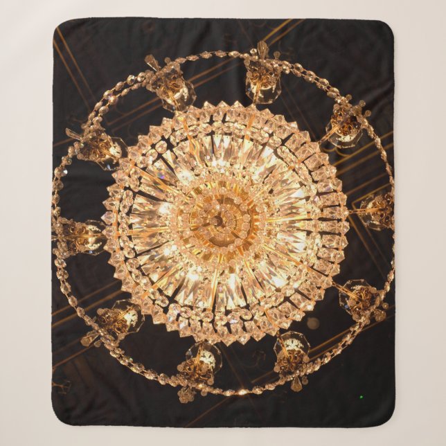 Couverture Sherpa Guildhall Elégance : Vue du lustre antique (Devant)