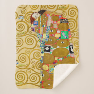Couverture Sherpa Gustav Klimt Exécution Nouveau Couple