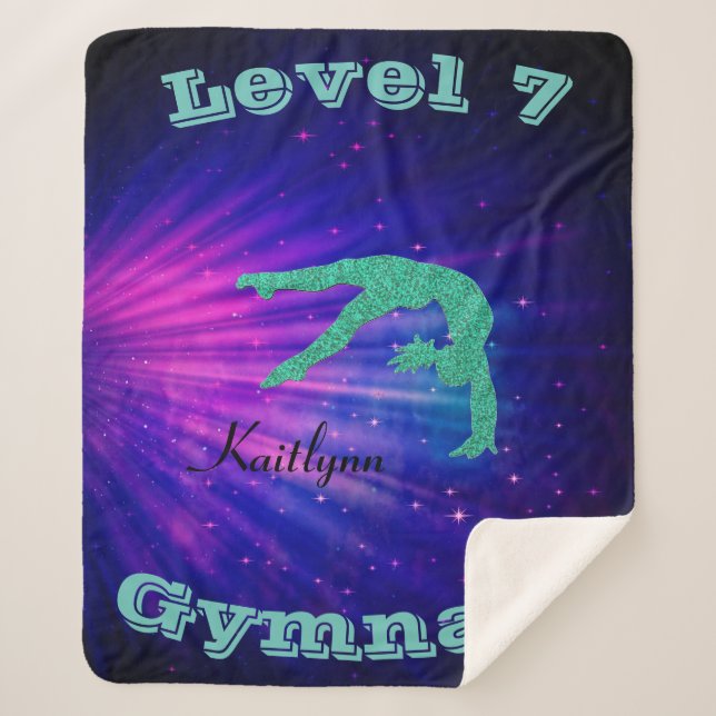 Couverture Sherpa Gymnastique Niveau 7 Démarrage - Nom/Niveau person (Devant)