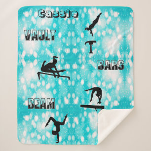 Couverture Sherpa Gymnastique personnalisée Sherpa Blanket