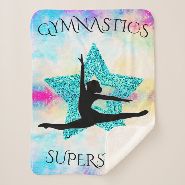 Couverture Sherpa Gymnastique Superstar Fleece Blanket (Devant)