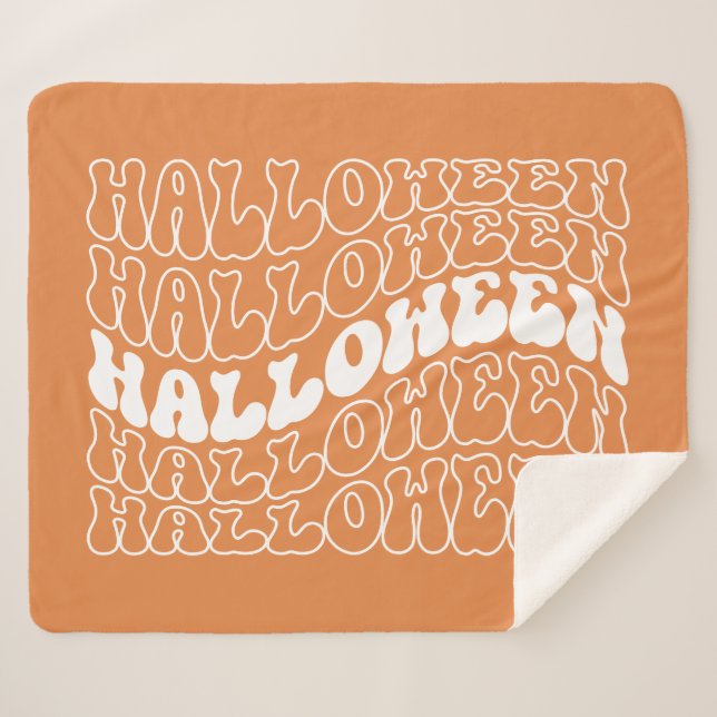 Couverture Sherpa Halloween (Devant (Horizontal))