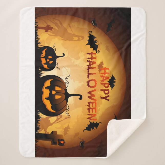 Couverture Sherpa Halloween  blankets (Devant)