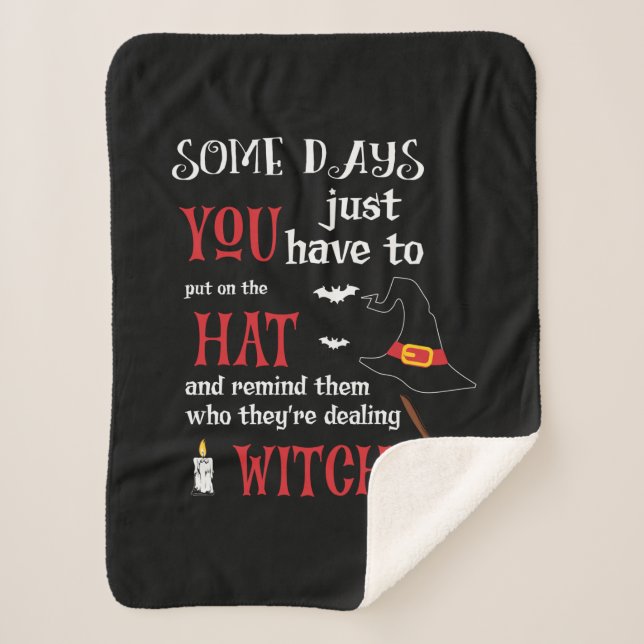 Couverture Sherpa Halloween Certains Jours Vous Devez Anniversaire (Devant)