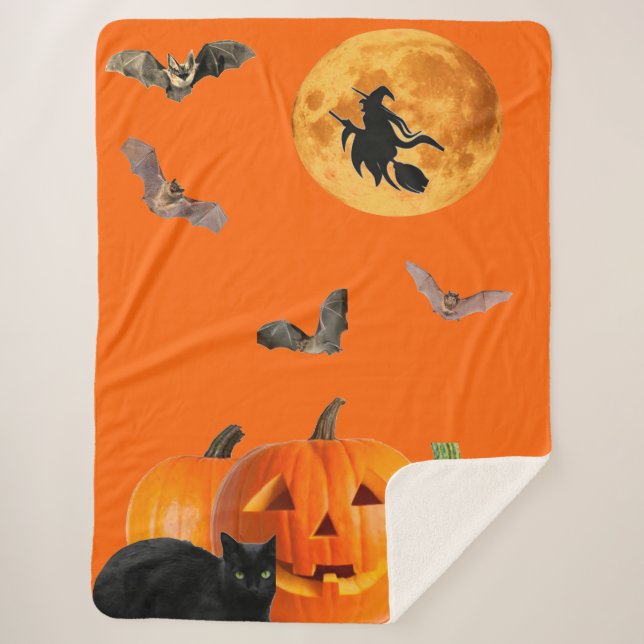 Couverture Sherpa Halloween Sherpa Blanket (Devant)