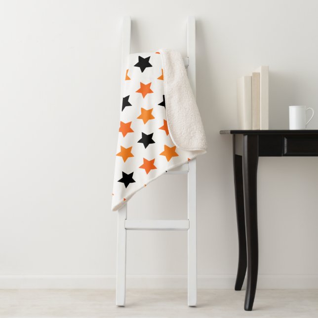 Couverture Sherpa Halloween Stars Sherpa Blanket (En situation)