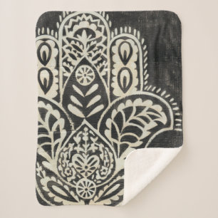 Couverture Sherpa Hamsa de nuit