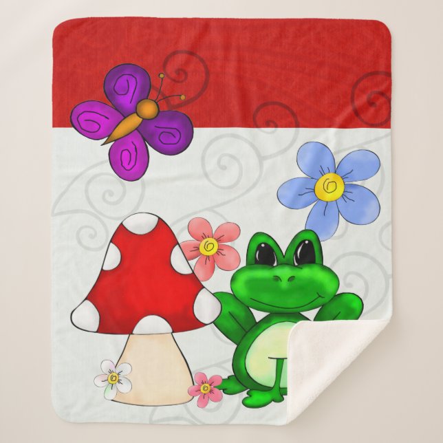 Couverture Sherpa Happy Frog (Devant)