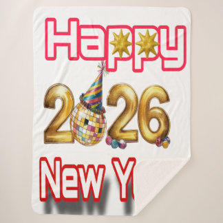 Couverture Sherpa Happy New year 