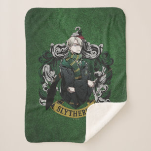 Couverture Sherpa HARRY POTTER™ Anime Blason de la Maison Draco Ma
