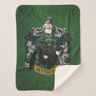 Couverture Sherpa HARRY POTTER™ | Anime Blason de la Maison Draco Ma