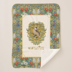 Couverture Sherpa HARRY POTTER™   Blason HUFFLEPUFF™
