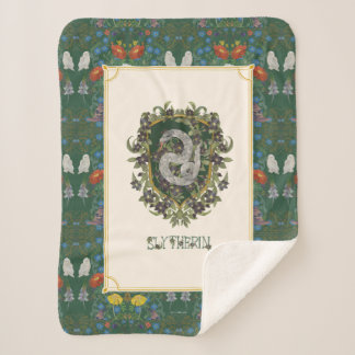 Couverture Sherpa HARRY POTTER™ | Blason SLYTHERIN™