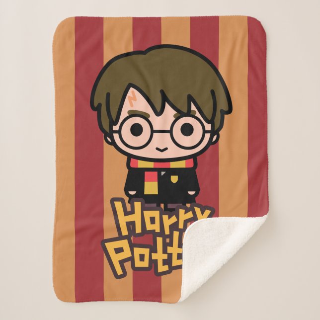 Couverture Sherpa Harry Potter Cartoon Caractère Art (Devant)
