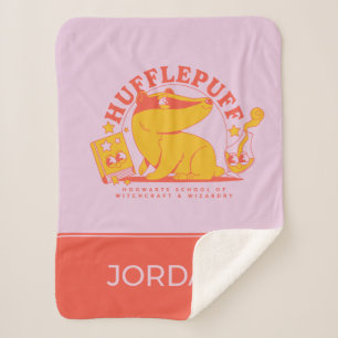 Couverture Sherpa HARRY POTTER™   Cute HUFFLEPUFF™