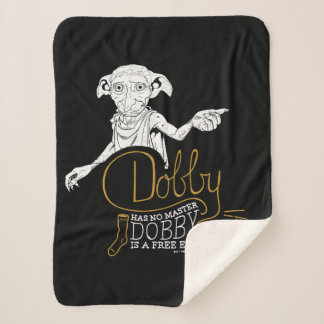 Couverture Sherpa Harry Potter | Dobby N'A Pas De Maître