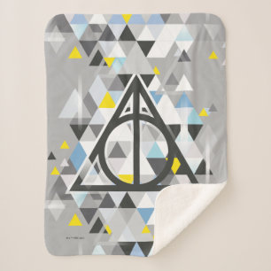 Couverture Sherpa Harry Potter Geometric Deathly Hallows