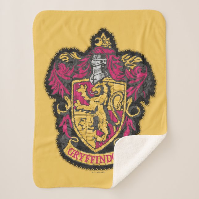 Couverture Sherpa Harry Potter | Gryffindor House Crest (Devant)