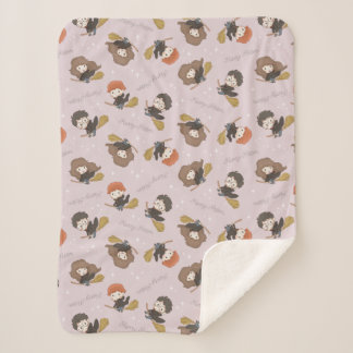 Couverture Sherpa HARRY POTTER™, Hermione & Ron Flying Motif