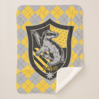 Couverture Sherpa Harry Potter | Hufflepuff House Pride Crest
