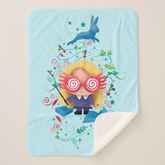 Couverture Sherpa Harry Potter | Luna Lovegood Graphic (Devant)