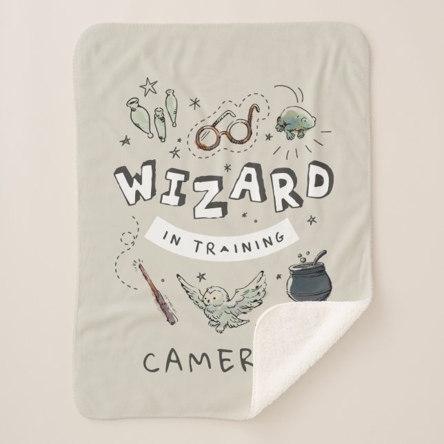Couverture Sherpa HARRY POTTER™ | Wizard in Training (Devant)