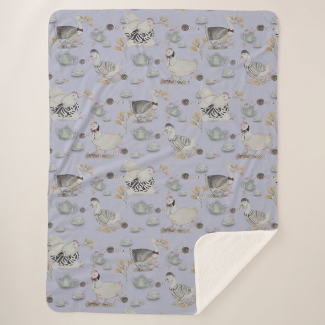 Couverture Sherpa Haute Couture Print Kidsroom (Devant)