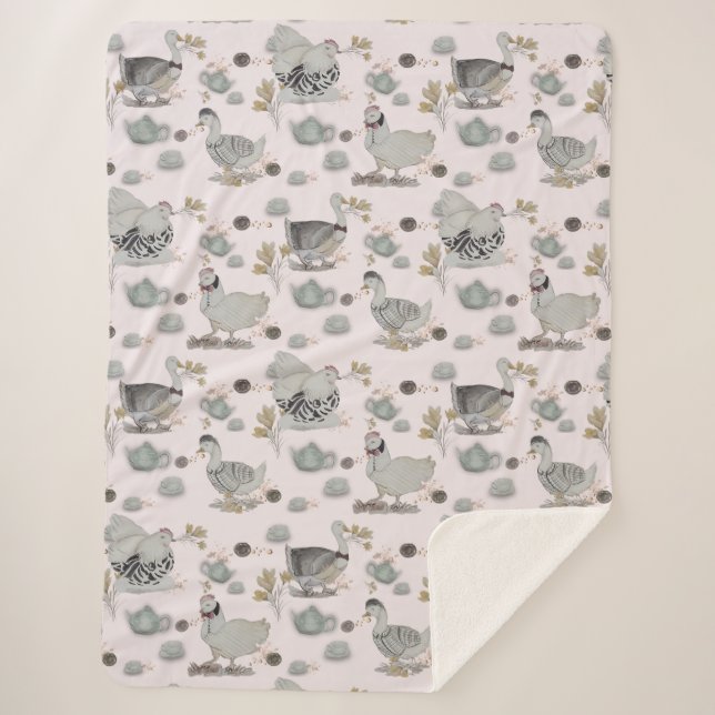 Couverture Sherpa Haute Couture Print Kidsroom (Devant)