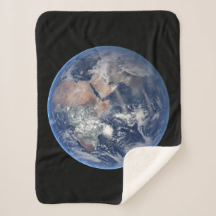 Couverture Sherpa Hémisphère Est Sur La Planète Terre.