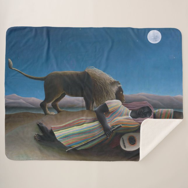 Couverture Sherpa Henri Rousseau - Les Tziganes qui dorment (Devant (Horizontal))