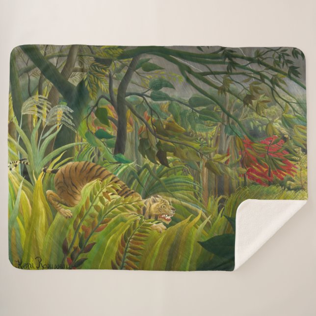 Couverture Sherpa Henri Rousseau - Surpris ! (Devant (Horizontal))