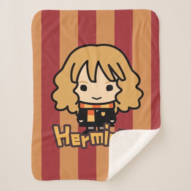 Couverture Sherpa Hermione Granger personnage de dessin de personnag (Devant)