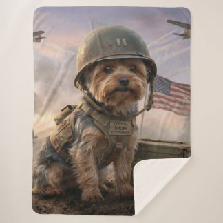 Couverture Sherpa Heroic Yorkie Special Forces | Sherpa Blanket
