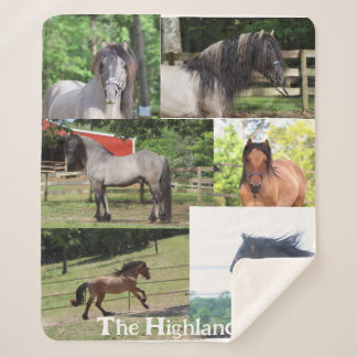 Couverture Sherpa Highland Pony Blanket