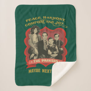 Couverture Sherpa Histoire de Christma Peace, Harmony, Comfort & J