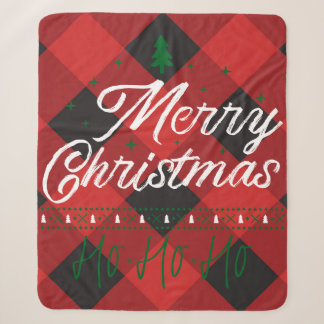 Couverture Sherpa HO HO Christmas Camp