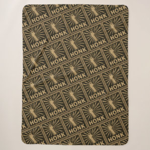 Couverture Sherpa Honk Goose Funny Duck Chicken Mème
