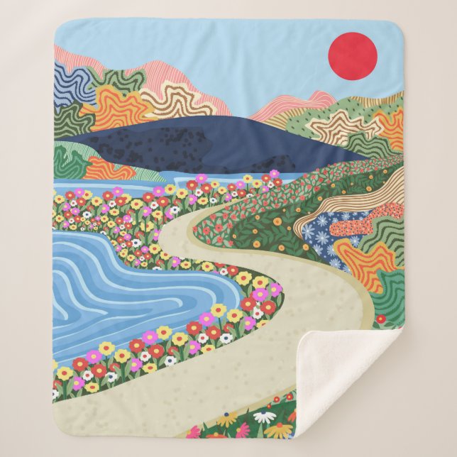 Couverture Sherpa Horizon apaisant (Devant)