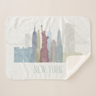 Couverture Sherpa Horizon de New York