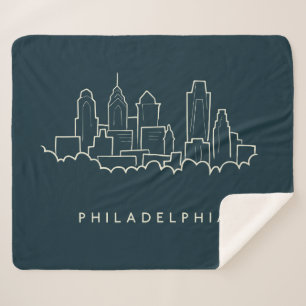 Couverture Sherpa Horizon de Philadelphie Pennsylvanie