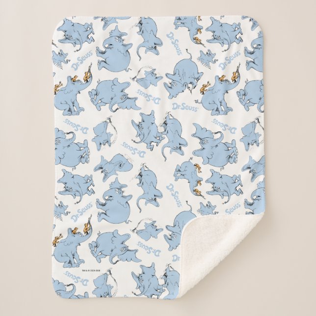 Couverture Sherpa Horton Entend Un Qui Modèle de Singe (Devant)