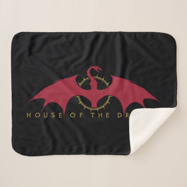 Couverture Sherpa HOUSE of the Dragon | Dragon Graphic (Devant (Horizontal))