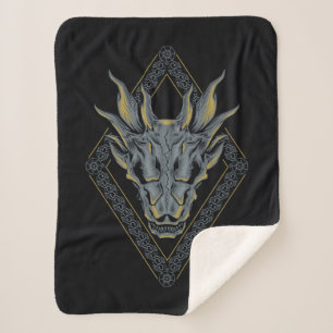Couverture Sherpa HOUSE of the Dragon Skull Diamond Crest