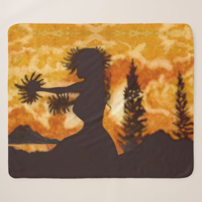 Couverture Sherpa Hula Dancer (Devant (Horizontal))