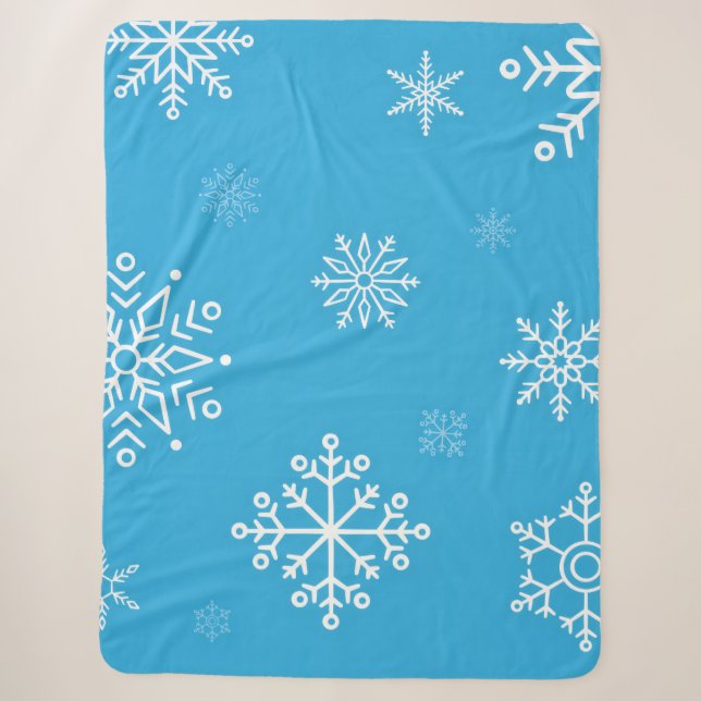 Couverture Sherpa Humeur d'hiver calme (Devant)