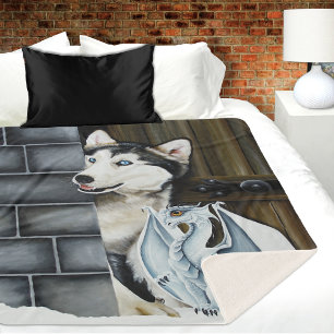Couverture Sherpa Husky Chig White Dragon Adventure