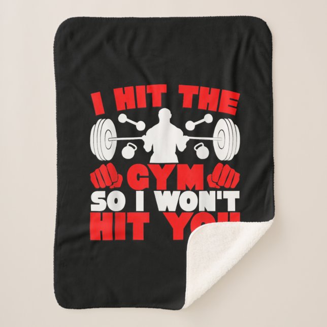 Couverture Sherpa I Hit The Gym (Devant)