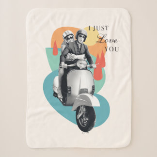 Couverture Sherpa "I Just Lotus You" Tanya & Greg - Le Lotus Blanc